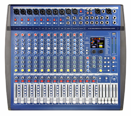 GM Series 16(TFT 屏）带DSP + MP3, FX 控制参数